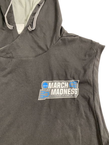 Connor McCaffery Iowa Basketball Player-Exclusive March Madness Sleeveless Hoodie (Size XL)