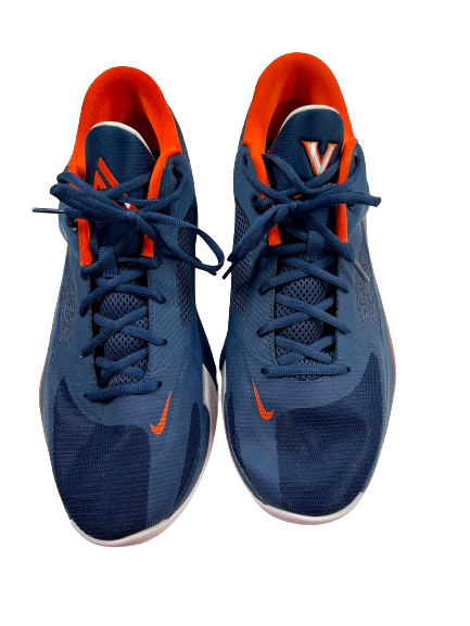 Isaac Traudt Virginia Basketball Player Exclusive "GIANNIS ZOOM FREAK 4" Shoes (Size 14)