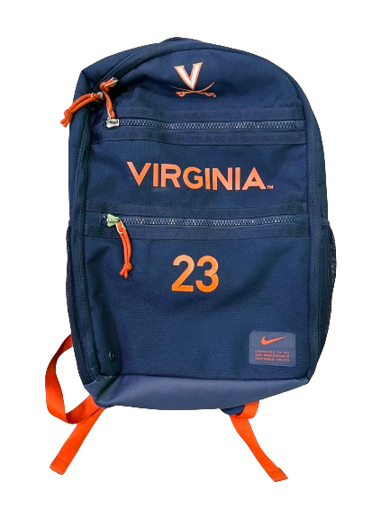 Isaac Traudt Virginia Basketball Player Exclusive Backpack WITH 
