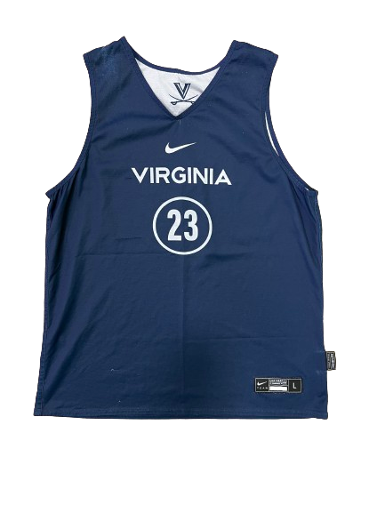 Isaac Traudt Virginia Basketball Player Exclusive Practice Jersey (Size L)