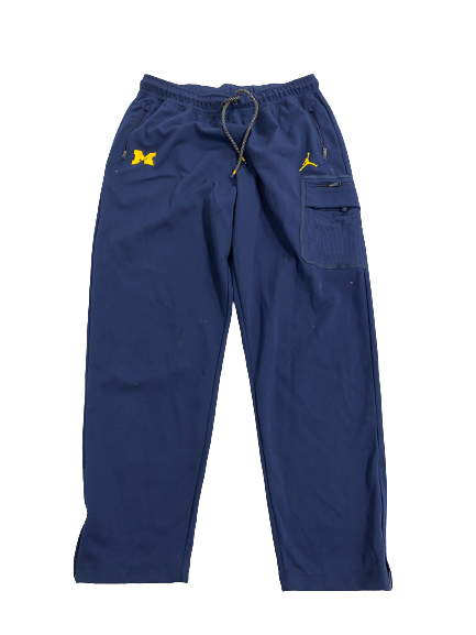 Emily Kiser Michigan Basketball Team-Issued Sweatpants (Size XLT)