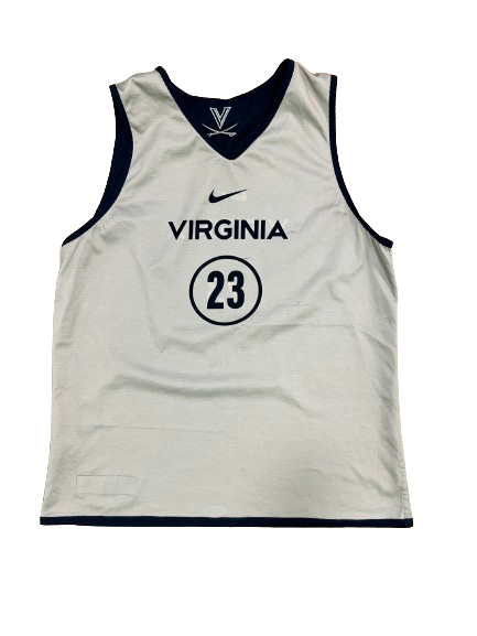 Isaac Traudt Virginia Basketball Player Exclusive Practice Jersey (Size L)