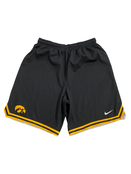 Connor McCaffery Iowa Basketball Player-Exclusive Practice Shorts (Size XL)