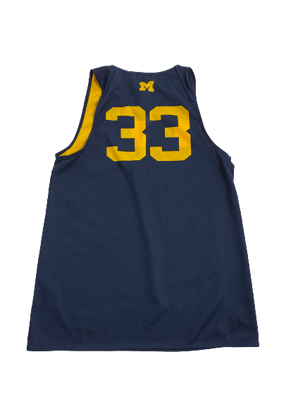 Emily Kiser Michigan Basketball Player-Exclusive Reversible Practice Jersey (Size Women&