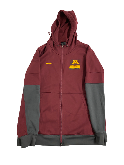 Gabe Kalscheur Minnesota Basketball Team-Issued Zip-Up Jacket (Size L)