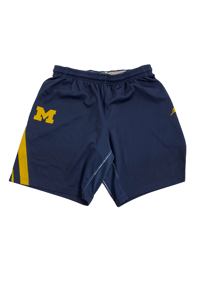 Emily Kiser Michigan Basketball Player-Exclusive Practice Shorts (Size Women&