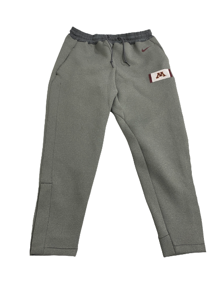 Gabe Kalscheur Minnesota Basketball Player-Exclusive Travel Sweatpants With Magnetic Bottoms (Size L)
