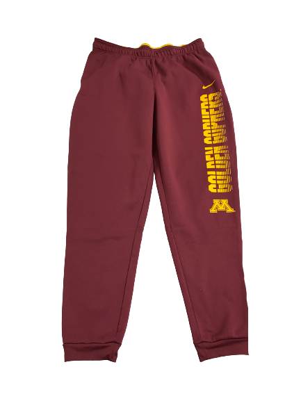 Gabe Kalscheur Minnesota Basketball Team-Issued Sweatpants (Size L)