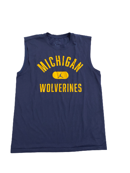 Emily Kiser Michigan Basketball Team-Issued Tank (Size M)
