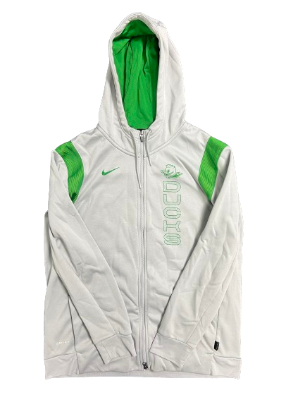 Quincy Guerrier Oregon Basketball Team Issued Full Zip Jacket (Size XL)