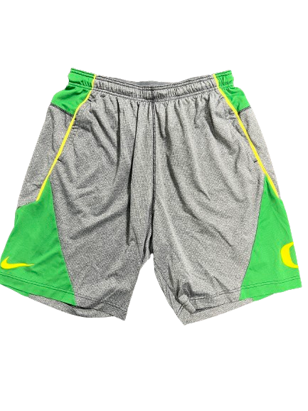 Quincy Guerrier Oregon Basketball Team Issued Workout Shorts (Size XL)