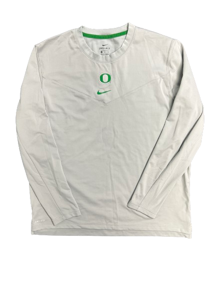 Quincy Guerrier Oregon Basketball Team Issued PREMIUM Crewneck Long Sleeve Shirt (Size XL)