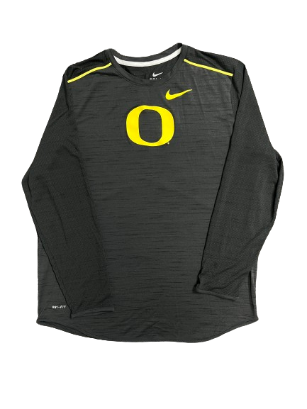 Quincy Guerrier Oregon Basketball Team Issued Long Sleeve Shirt (Size XL)