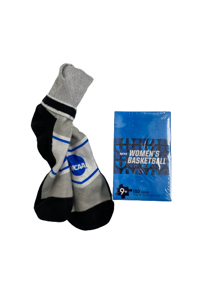 Emily Kiser Michigan Basketball March Madness Player-Exclusive Accessory Set (Socks + Puzzle )