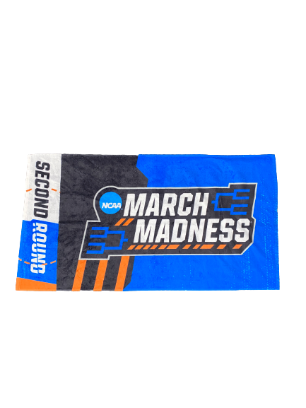 Emily Kiser Michigan Basketball March Madness Player-Exclusive "SECOND ROUND" Bench Towel