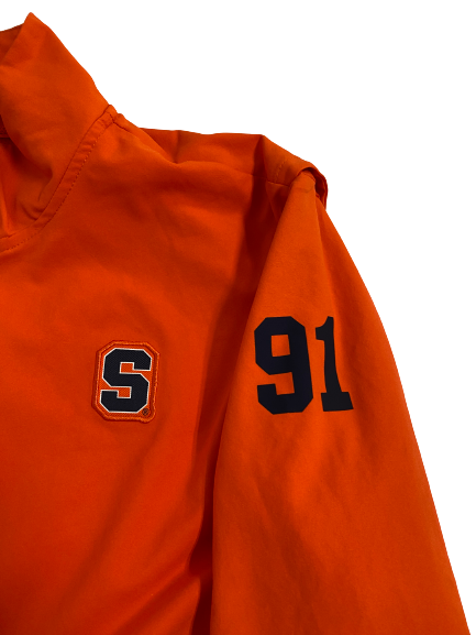 Andre Szmyt Syracuse Football Player-Exclusive Zip-Up Jacket With 