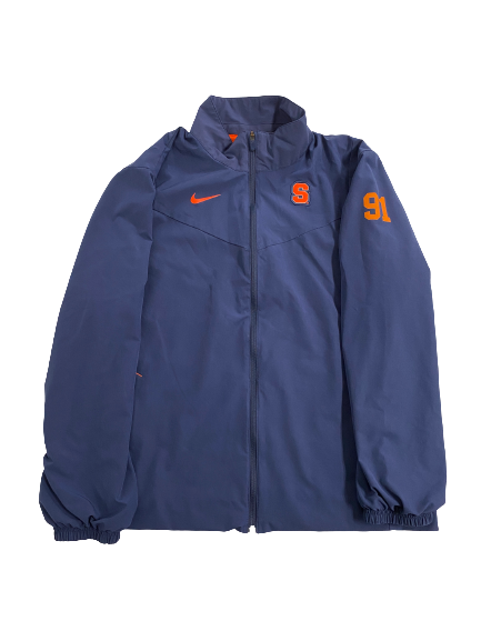 Andre Szmyt Syracuse Football Player-Exclusive Zip-Up Jacket With 