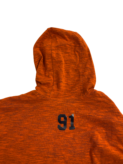 Andre Szmyt Syracuse Football Player-Exclusive Performance Hoodie With 