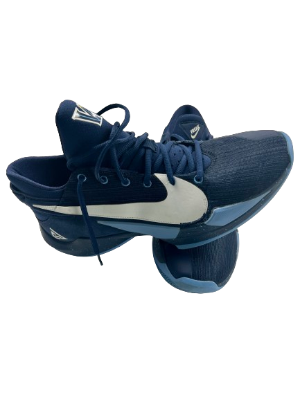 Bryan Antoine Villanova Basketball Player Exclusive "Giannis Zoom Freak 2" Shoes (Size 13)