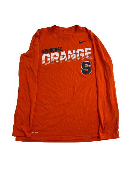Andre Szmyt Syracuse Football Team-Issued Long Sleeve Shirt (Size L)