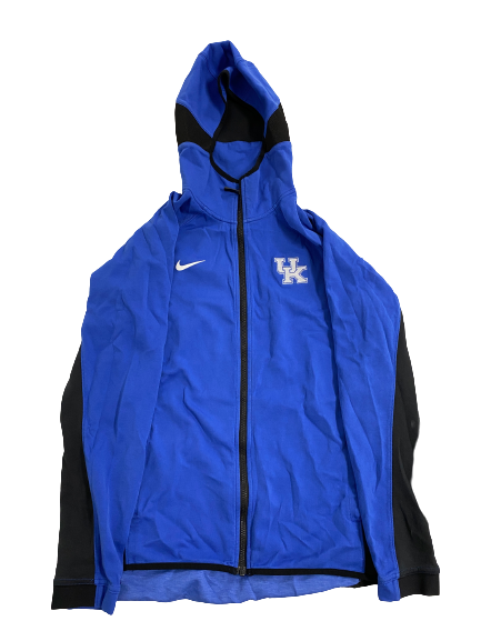 Jordan Anthony Kentucky Football Team-Issued Travel Zip-Up Jacket (Size S)