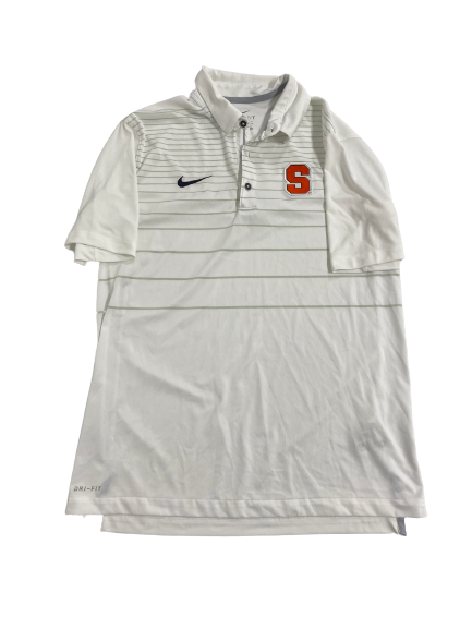 Andre Szmyt Syracuse Football Team-Issued Polo Shirt (Size M)