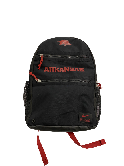Zach Williams Arkansas Football Team Issued Travel Backpack