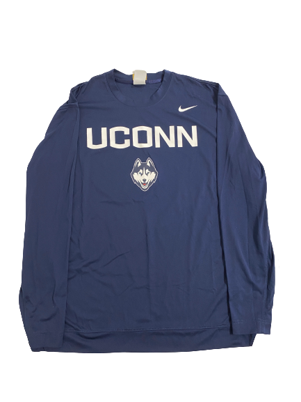 R.J. Cole UCONN Basketball Player-Exclusive Pre-Game Warm-Up Shooting Shirt with GOLD ELITE TAG (Size M)