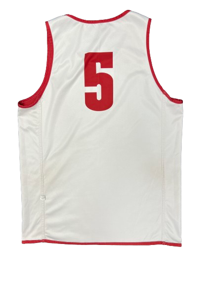 Tyler Wahl Wisconsin Basketball Player Exclusive Practice Jersey (Size XL)