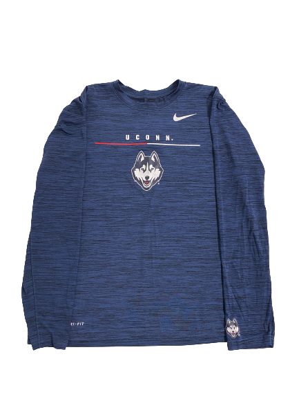 R.J. Cole UCONN Basketball Team-Issued Long Sleeve Shirt (Size L)