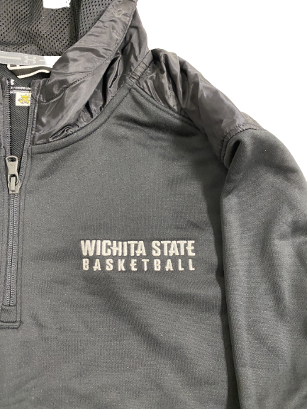 Joe Pleasant Wichita State Basketball Player-Exclusive Short Sleeve Quarter-Zip Jacket (Size XL)
