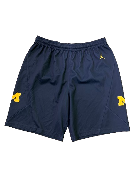Tray Jackson Michigan Basketball Player Exclusive Practice Shorts (Size L)