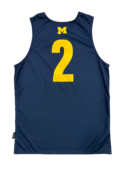 Tray Jackson Michigan Basketball Player Exclusive Reversible Practice Jersey (Size L)