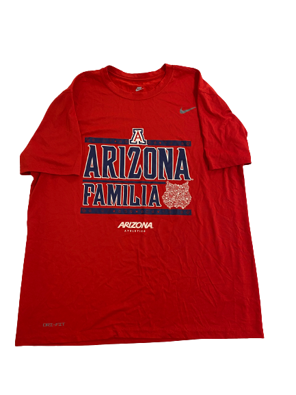 Jordan Mains Arizona Basketball Team-Issued T-Shirt (Size XL)