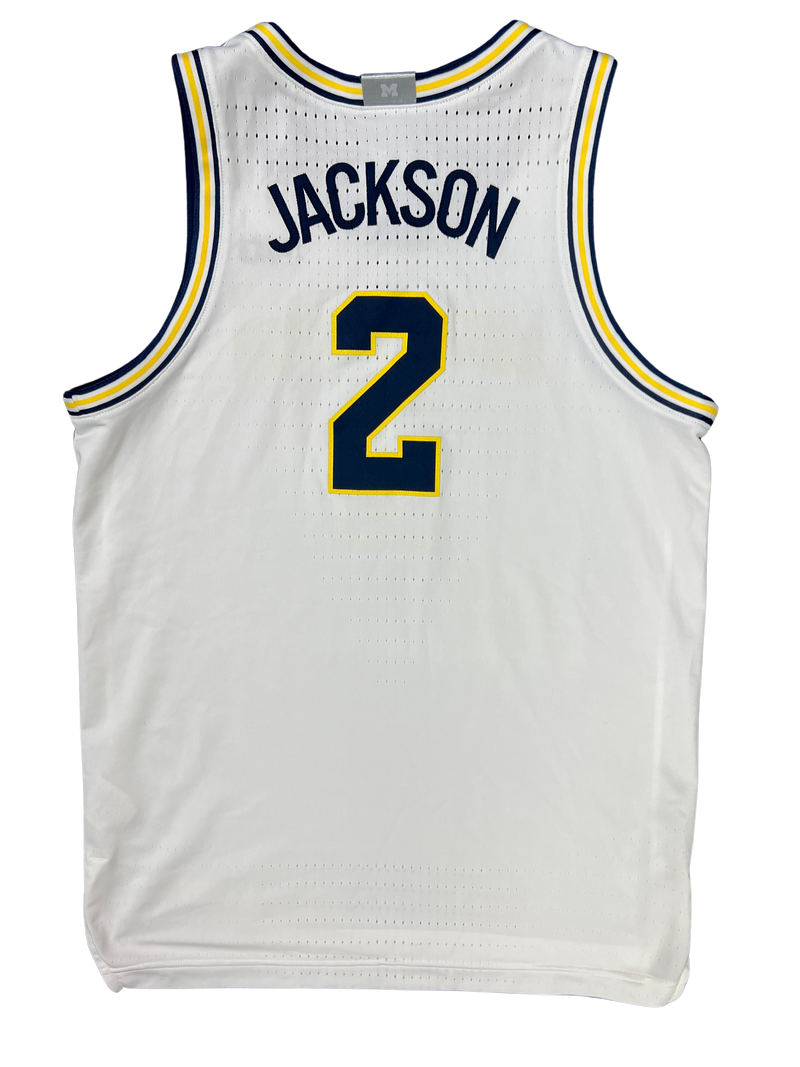 Tray Jackson Michigan Basketball 2023-2024 Game Worn Jersey (Size 48)