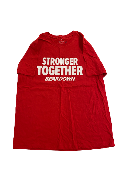 Jordan Mains Arizona Basketball Team-Issued T-Shirt (Size L)