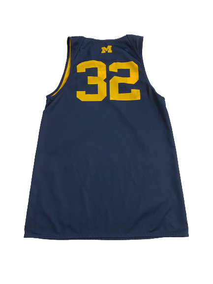 Leigha Brown Michigan Basketball Player-Exclusive Reversible Practice Jersey (Size Women&