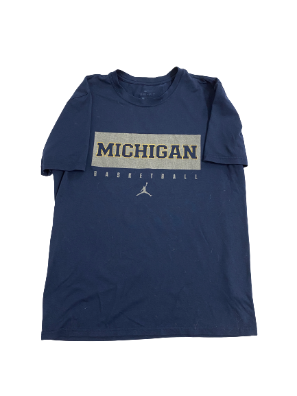 Leigha Brown Michigan Basketball Team-Issued T-Shirt (Size M)