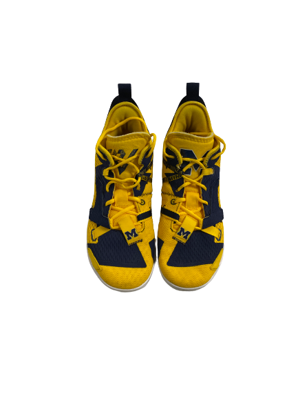 Leigha Brown Michigan Basketball Player-Exclusive Why Not Zero.4 Shoes (Size Men&