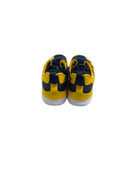 Leigha Brown Michigan Basketball Player-Exclusive Jordan Westbrook One Take Shoes (Size Men&