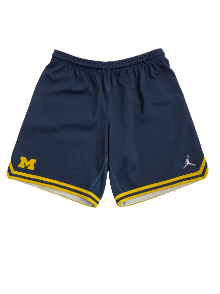 Leigha Brown Michigan Basketball Player-Exclusive Practice Shorts (Size Women&