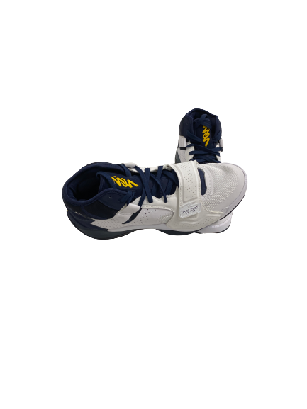 Leigha Brown Michigan Basketball Player-Exclusive Shoes (Size Men&