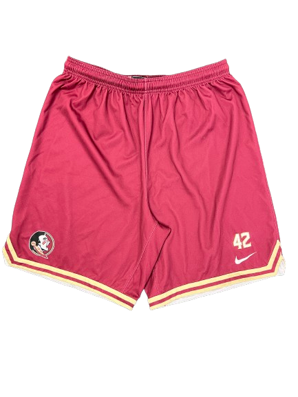 Florida State Basketball Player Exclusive Practice Shorts with 
