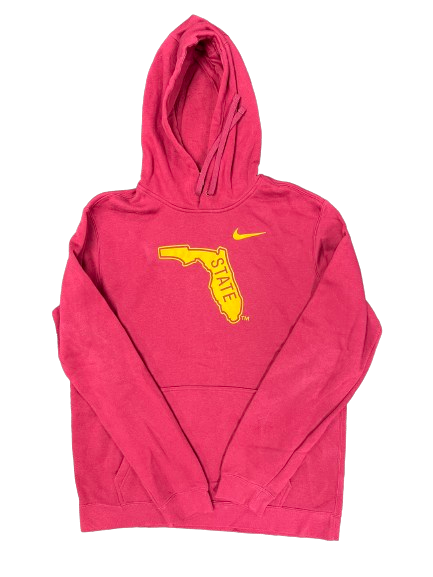 Jalen Warley Florida State Basketball Team Issued Sweatshirt (Size L)