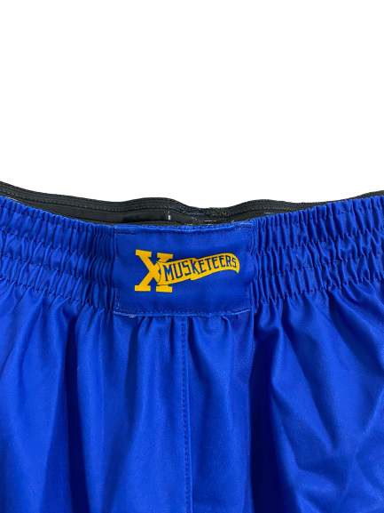 Dieonte Miles Xavier Basketball Retro Game Worn Shorts (Size XL)