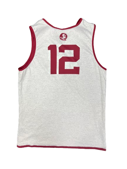 Jalen Warley Florida State Basketball Player Exclusive Reversible Practice Jersey (Size M)