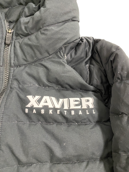 Dieonte Miles Xavier Basketball Player-Exclusive Winter Puffer Jacket (Size XL)