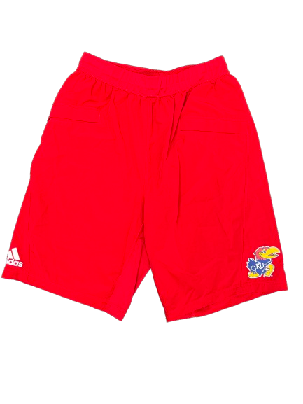 Devon Dotson Kansas Basketball Team Issued Workout Shorts (Size M)