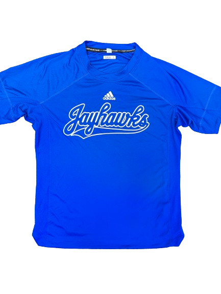 Devon Dotson Kansas Basketball Player Exclusive "Jayhawks" Pre-Game Warm-Up Shirt (Size M)