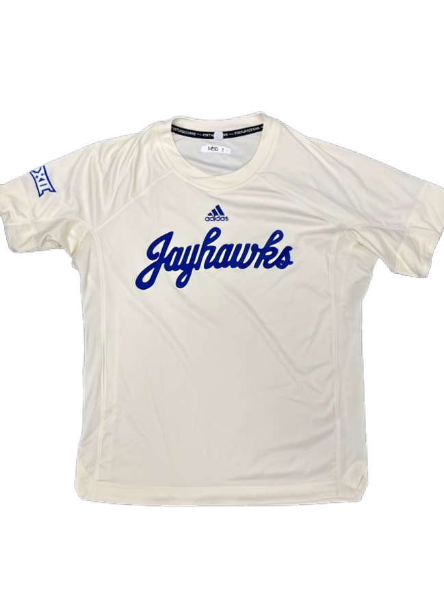 Devon Dotson Kansas Basketball Player Exclusive "Jayhawks" Pre-Game Warm-Up Shirt (Size M)